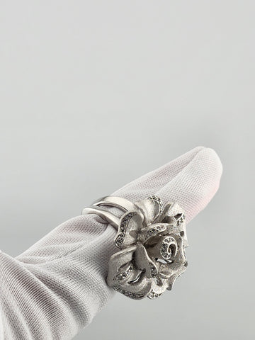Brand New Sterling Silver 925 Flower Ring – Elegant Floral Design