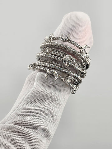 Sterling Silver Moon Ring – Unique Celestial Gift for Her