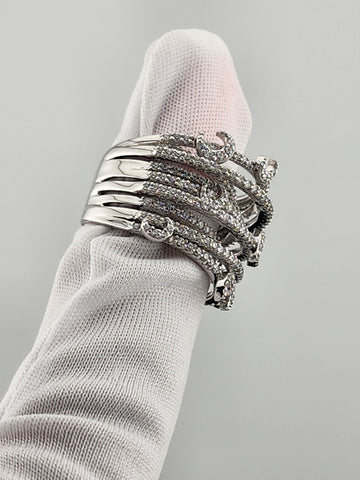 Sterling Silver Moon Ring – Unique Celestial Gift for Her
