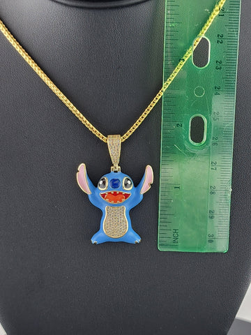 Sterling Silver 925 Stitch Pendant Necklace – Adorable & Playful Design
