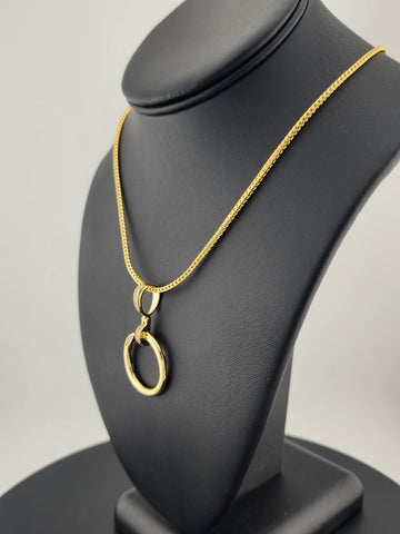 Brand New Sterling Silver 925 Nail Ring Necklace – Modern & Edgy Design
