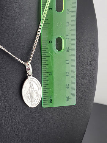 Sterling Silver Virgen de Guadalupe Pendant – Spiritual Gift