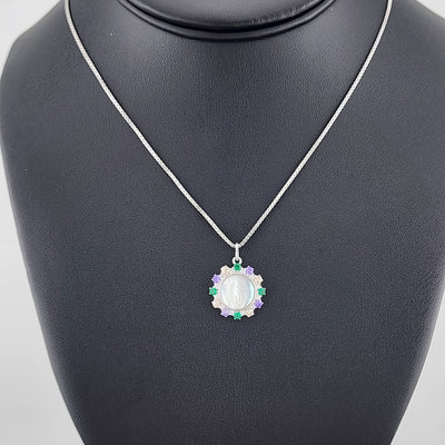 Elegant 925 Silver Virgen De Guadalupe Necklace – Faith-Inspired Jewelry