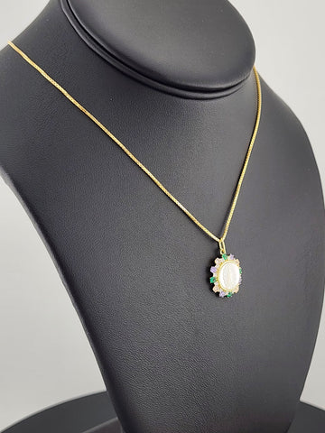 Elegant 925 Silver Virgen De Guadalupe Necklace – Faith-Inspired Jewelry