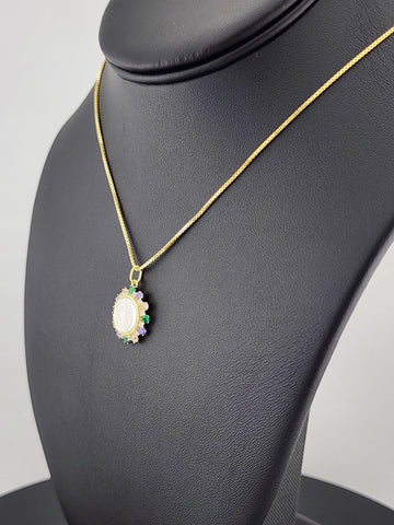 Elegant 925 Silver Virgen De Guadalupe Necklace – Faith-Inspired Jewelry