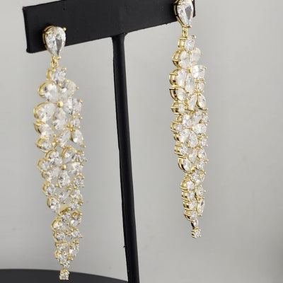 Elegant Multi Gemstones Earrings in 925 Sterling Silver – Vibrant & Chic