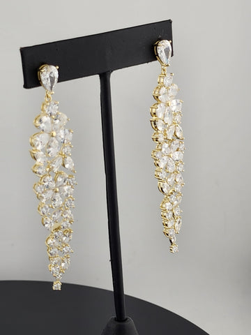 Elegant Multi Gemstones Earrings in 925 Sterling Silver – Vibrant & Chic