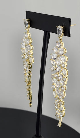Elegant Multi Gemstones Earrings in 925 Sterling Silver – Vibrant & Chic