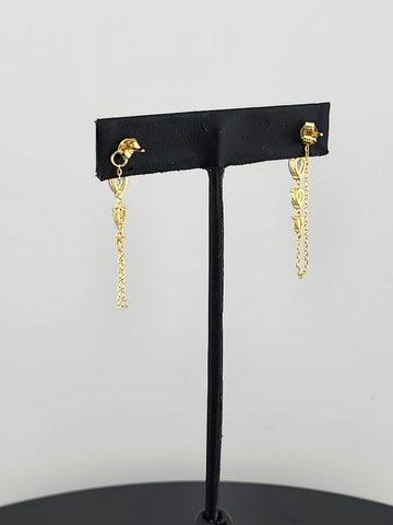 Slither & Shine: Sterling Silver 925 Snake Earrings