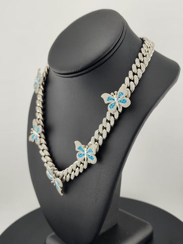 Whispering Wings: Brand New Butterfly Choker Necklace