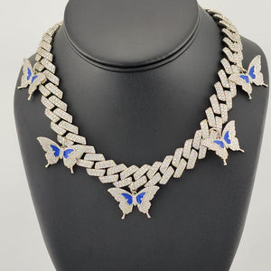 Whispering Wings: Brand New Butterfly Choker Necklace