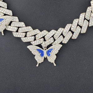 Whispering Wings: Brand New Butterfly Choker Necklace