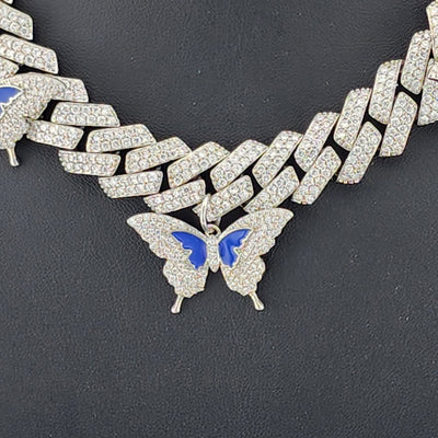 Whispering Wings: Brand New Butterfly Choker Necklace