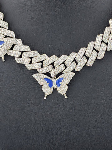Whispering Wings: Brand New Butterfly Choker Necklace