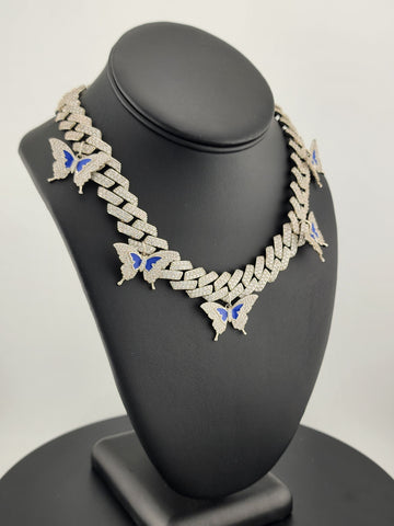 Whispering Wings: Brand New Butterfly Choker Necklace