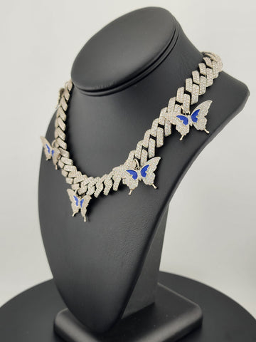 Whispering Wings: Brand New Butterfly Choker Necklace