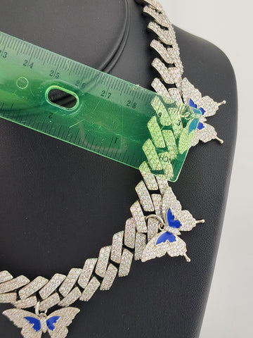 Whispering Wings: Brand New Butterfly Choker Necklace