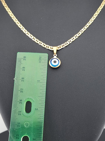 Just Dropped: Baby Blue Evil Eye Brazilian Beauty – 18K Gold Filled