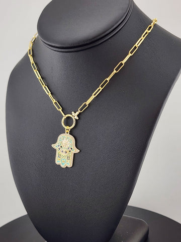 Hamsa Vibes – Modern Protection Necklace