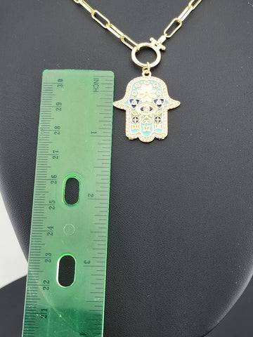 Hamsa Vibes – Modern Protection Necklace