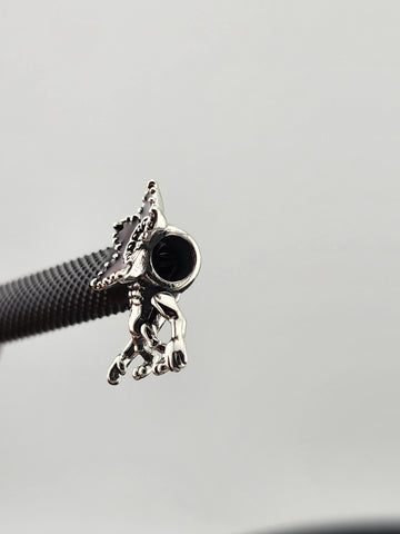 Sterling Silver Demogorgon Charm – Moveable Parts – 925 – Brand New
