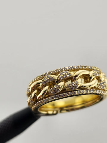 Brand New 925 Silver Spinner Ring – Unisex Meditation Band