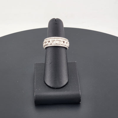 Brand New 925 Silver Spinner Ring – Unisex Meditation Band