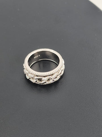 Brand New 925 Silver Spinner Ring – Unisex Meditation Band