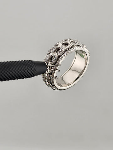 Brand New 925 Silver Spinner Ring – Unisex Meditation Band