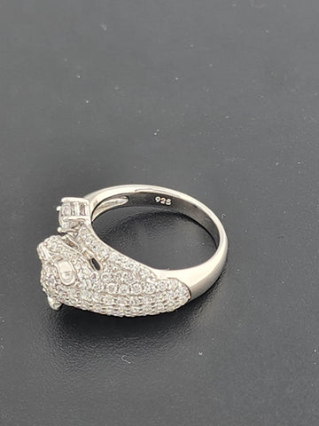 Fierce & Stylish 925 Silver Panther Ring – Bold Animal Statement Jewelry