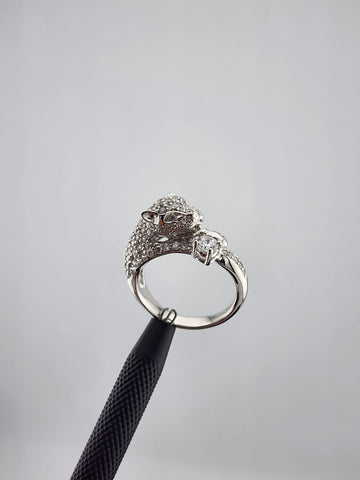 Fierce & Stylish 925 Silver Panther Ring – Bold Animal Statement Jewelry