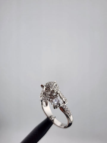 Fierce & Stylish 925 Silver Panther Ring – Bold Animal Statement Jewelry