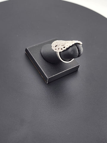 Radiant Beauty – 925 Sterling Silver Ring with Multi Cubic Zirconia Sparkle
