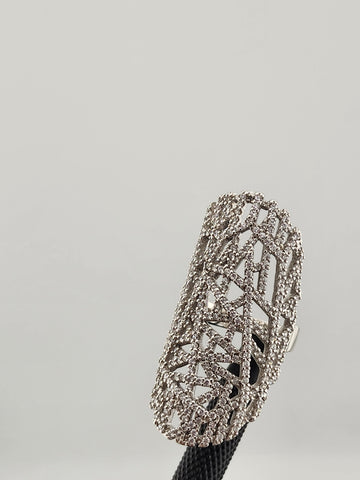 Radiant Beauty – 925 Sterling Silver Ring with Multi Cubic Zirconia Sparkle