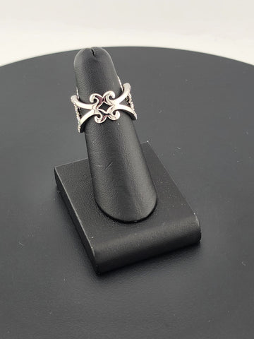 Radiant Fusion – Multi Cubic Zirconia & Gemstone Ring in 925 Silver