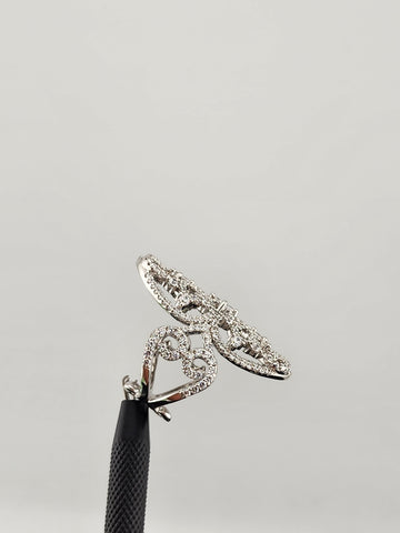 Radiant Fusion – Multi Cubic Zirconia & Gemstone Ring in 925 Silver