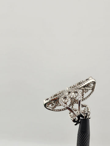 Radiant Fusion – Multi Cubic Zirconia & Gemstone Ring in 925 Silver
