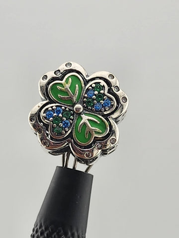 Sterling Silver 925 4 Heart Charm – Elegant & Romantic
