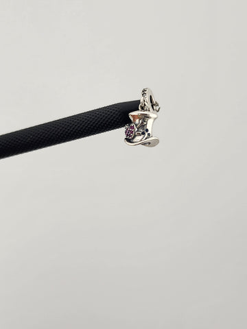 Perfect Gift – Magical Hat, Heart & Crown Charm in Sterling Silver 925