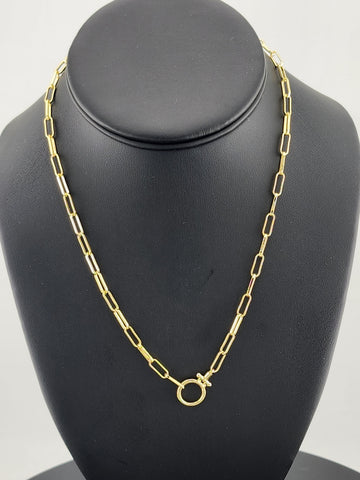 Trendy Everyday Necklace – New Paper Clip Link Design