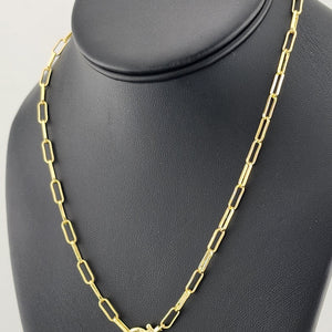 Trendy Everyday Necklace – New Paper Clip Link Design