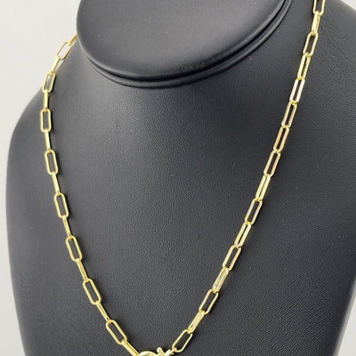 Trendy Everyday Necklace – New Paper Clip Link Design
