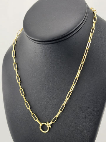 Trendy Everyday Necklace – New Paper Clip Link Design