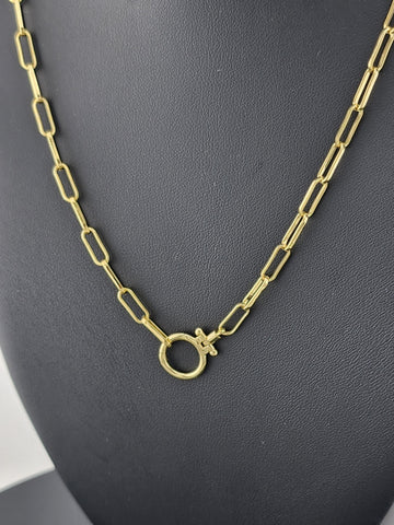 Trendy Everyday Necklace – New Paper Clip Link Design