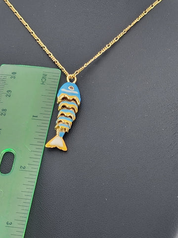 Catch of the Day: Blue Fish Necklace – Brand New