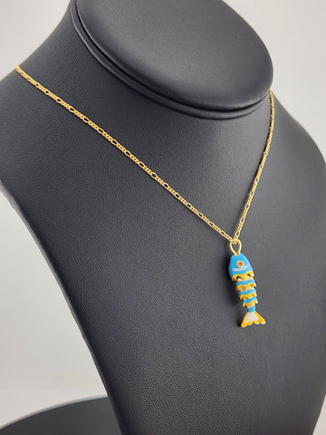 Catch of the Day: Blue Fish Necklace – Brand New