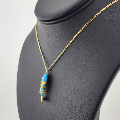 Catch of the Day: Blue Fish Necklace – Brand New