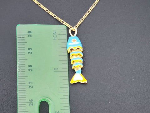 Catch of the Day: Blue Fish Necklace – Brand New