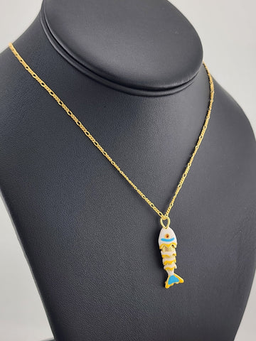 Catch of the Day: White Fish Necklace – Brand New