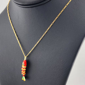 Catch of the Day: Orange Fish Necklace – Brand New